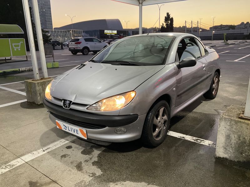 Peugeot 206 1.6 CC 2001m. Benzinas Mechaninė